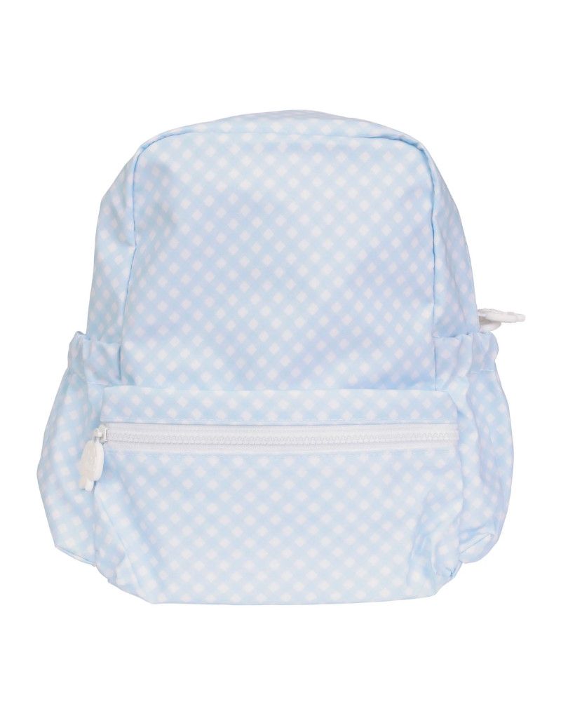 The Backpack, Blue Gingham
