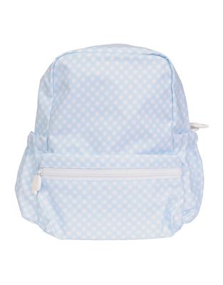The Backpack, Blue Gingham