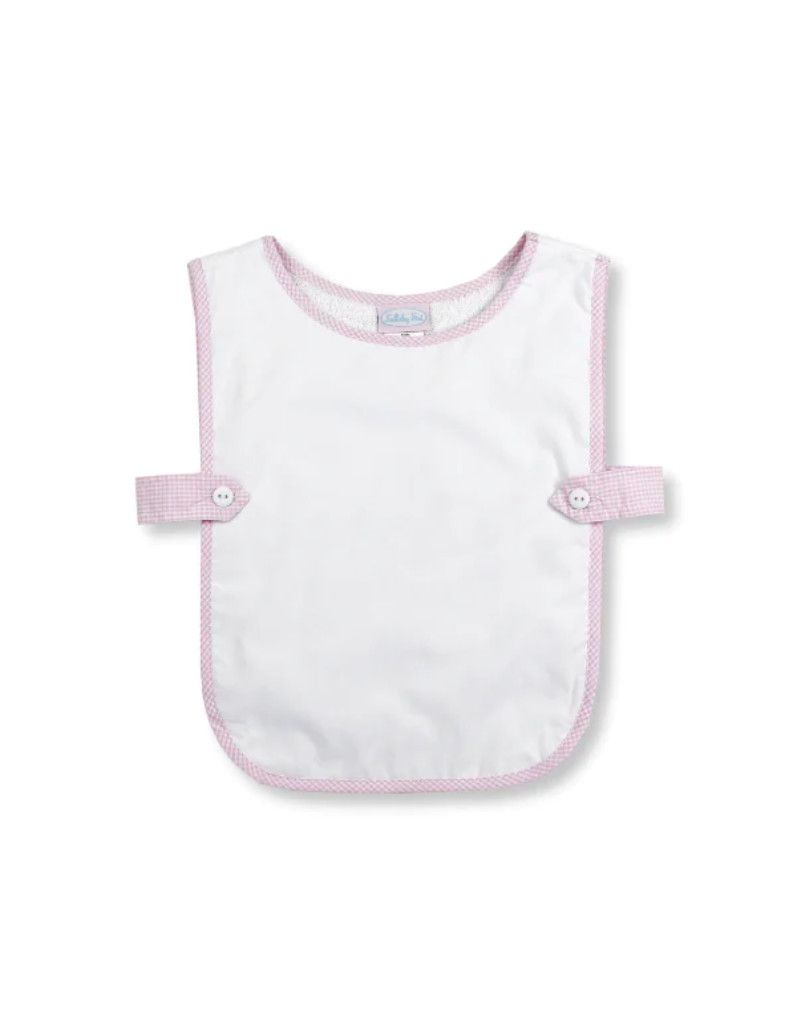 Celebration Bib - Pink Micro Gingham