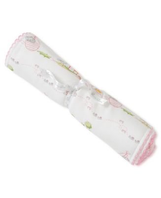 Noah&#39;s  Print Burp Cloth Pink
