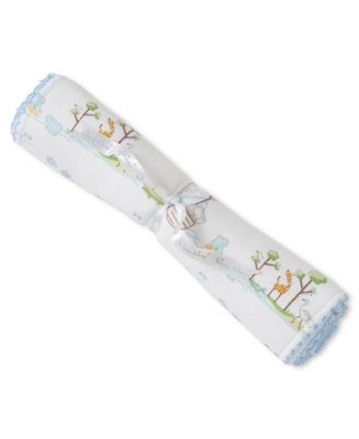 Noah&#39;s  Print Burp Cloth Light Blue