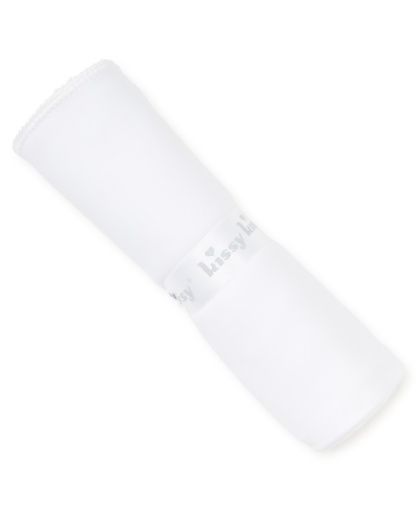 White Premier Basics Blanket with White Trim