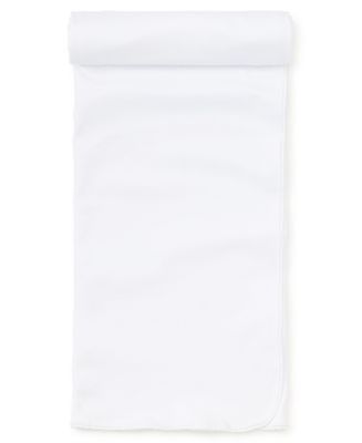 White Premier Basics Blanket with White Trim
