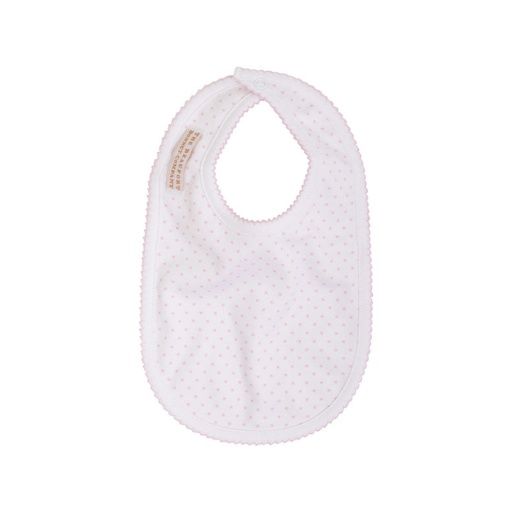 Burp Me Bib Palm Beach Pink Micro Dot