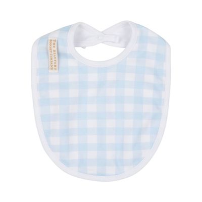 Burp Me Bib Buckhead Blue Gingham