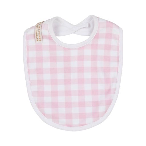 Burp Me Bib Palm Beach Pink Gingham