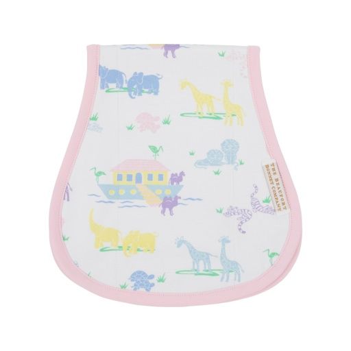 Oopsie Daisy Burp Cloth Have Faith, Palm Beach Pink