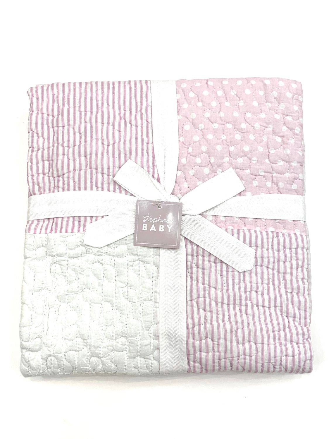 Pink Dot Girl Quilt 36x48&quot;