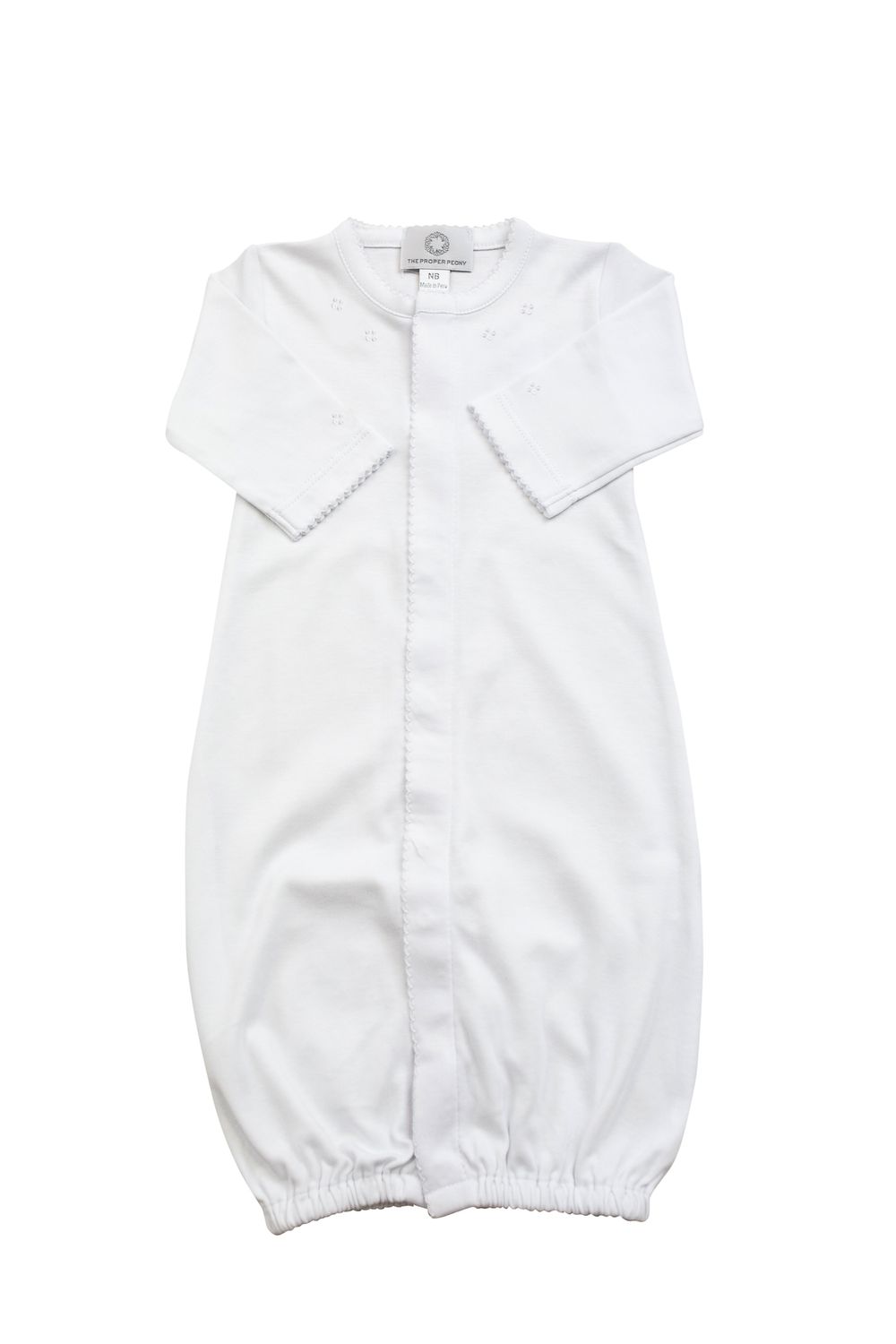 White Pima Converter Gown
