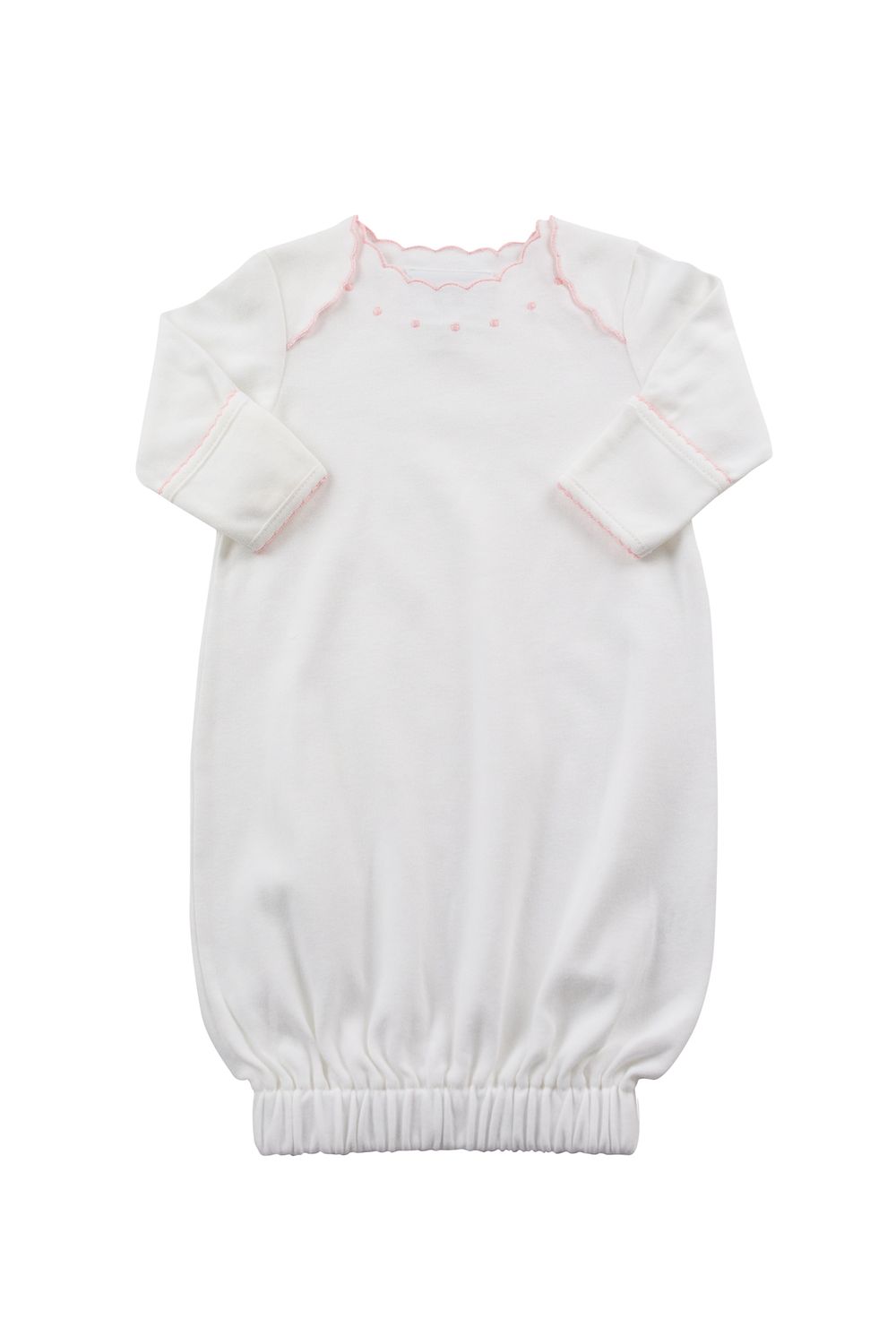 Pink Dotson Sack Pima Gown