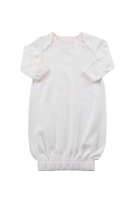 Pink Dotson Sack Pima Gown