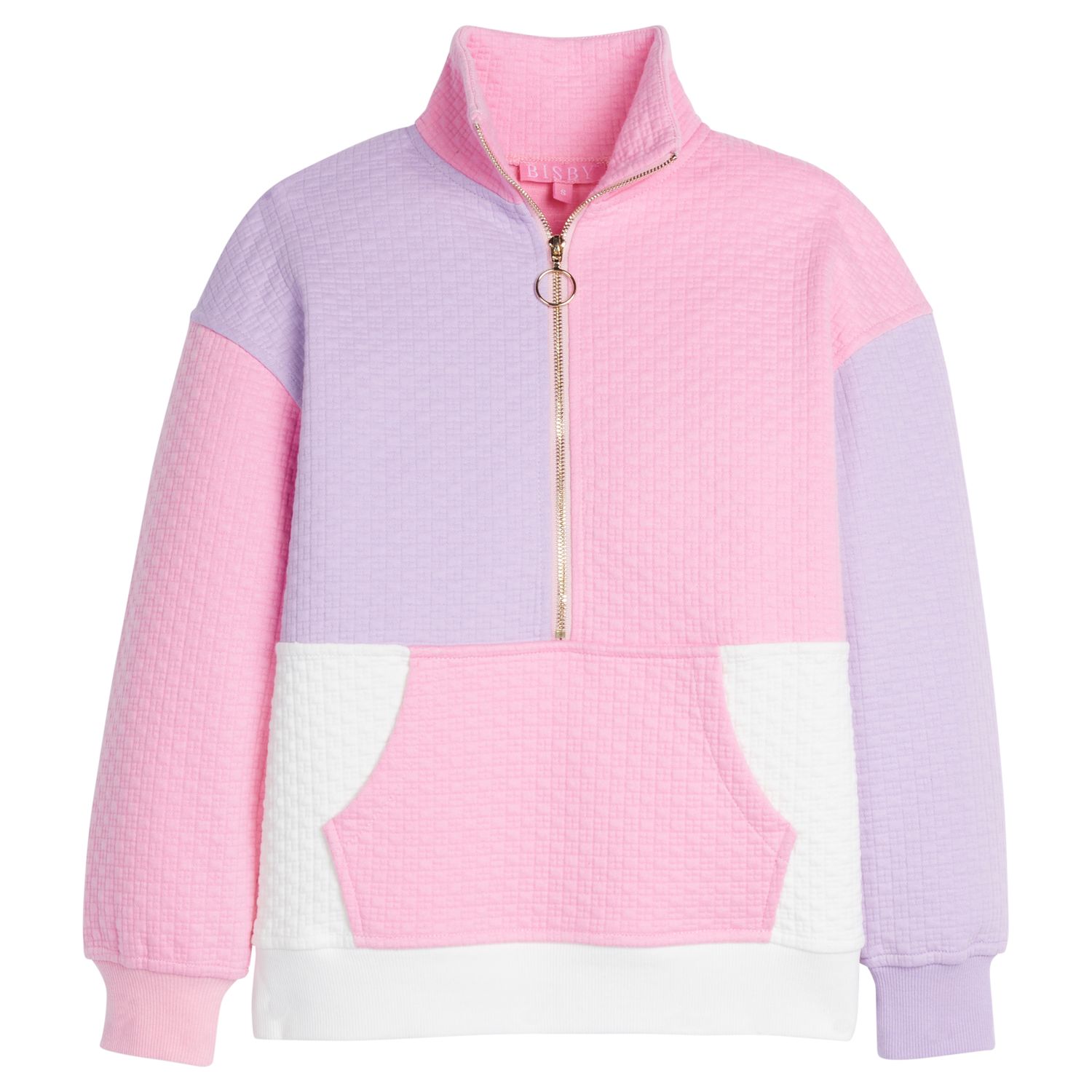 Colorblock Pullover - Pink &amp; Lilac