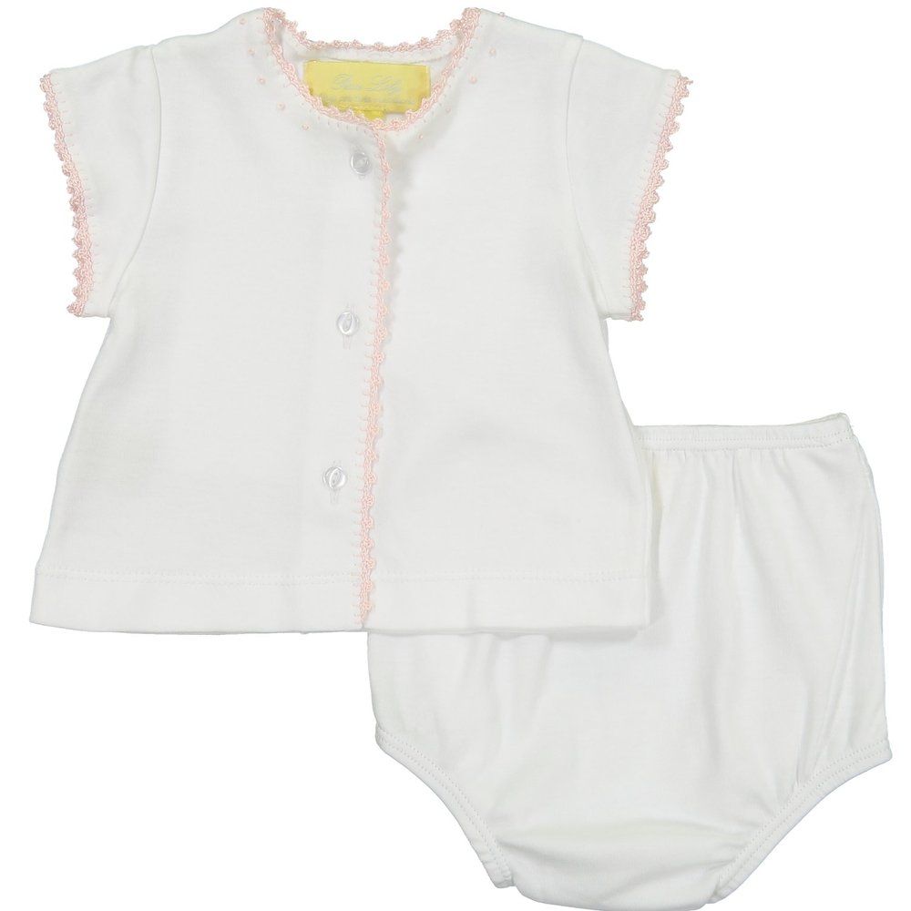 Jersey Diaper Set, Pink