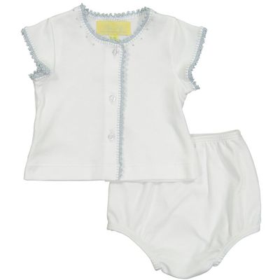 Jersey Diaper Set, Blue
