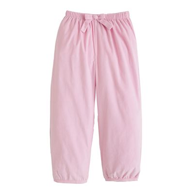 Banded Bow Pants Light Pink Corduroy