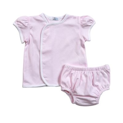 Pink Pima Diaper Cover Set