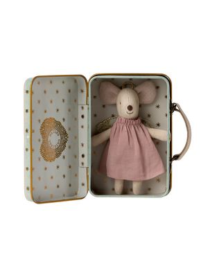 Angel Mouse In Suitcase