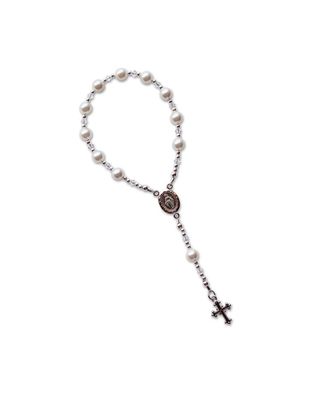 Baby Rosary, White