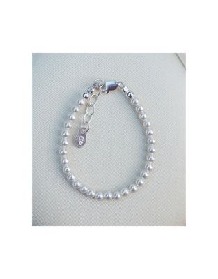 Baby&#39;s First Pearl Bracelet Sterling Silver