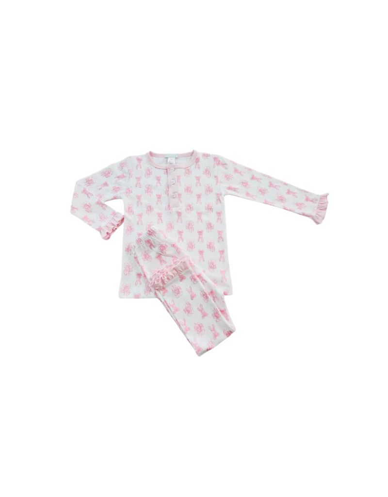 Ballet Shoe Long Ruffle PJ Set