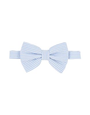 Baylor Bow Tie, Breakers Blue Seersucker 2-12