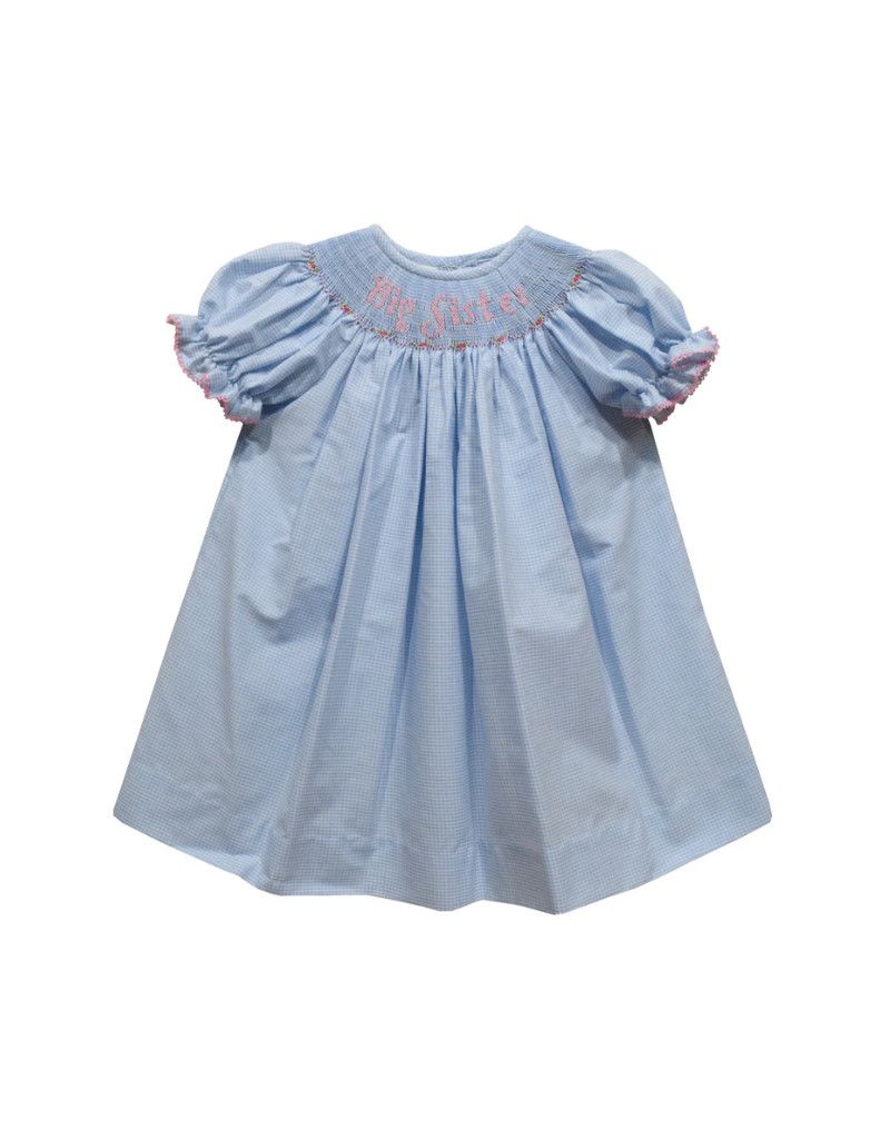 Big Sister Bishop Smocked Dress