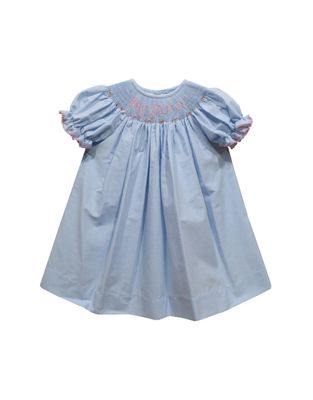 Big Sister Bishop Smocked Dress