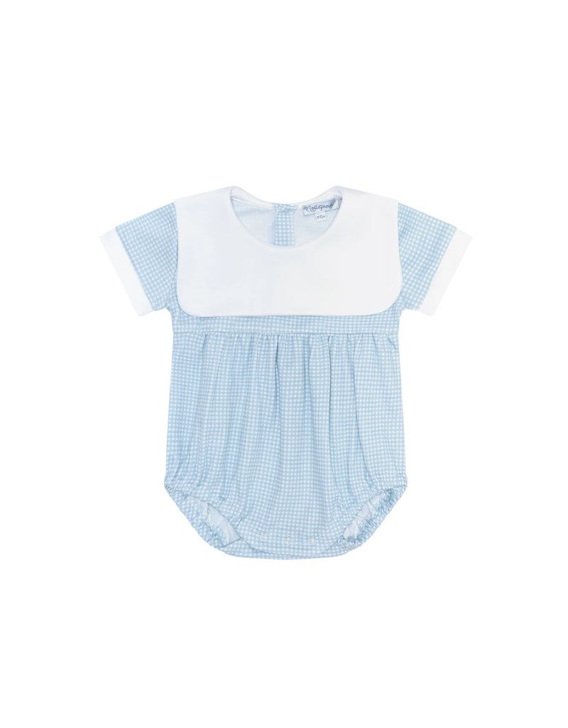 Blue Gingham Baby Bubble