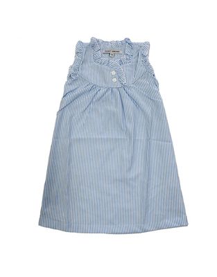 Blue Stripe Gown 2T