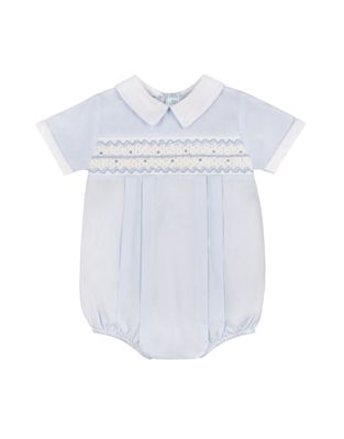Blue Wave Smocked Bubble