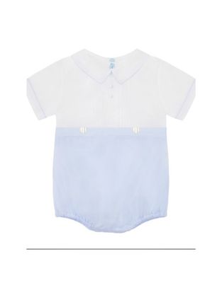 Blue/White Mock 2-Piece Creeper