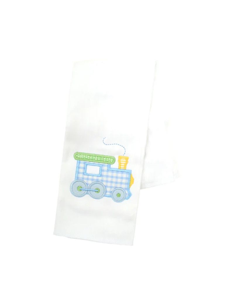 Burp Cloth Train Applique