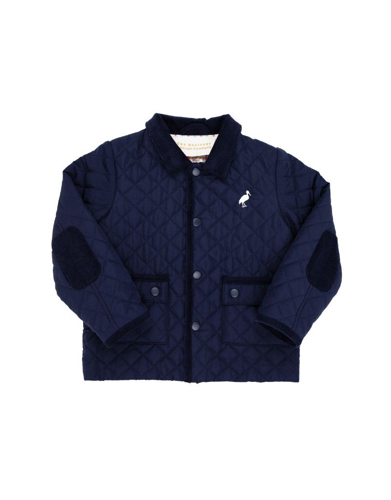 Caldwell Quilted Coat, Nantucket Navy