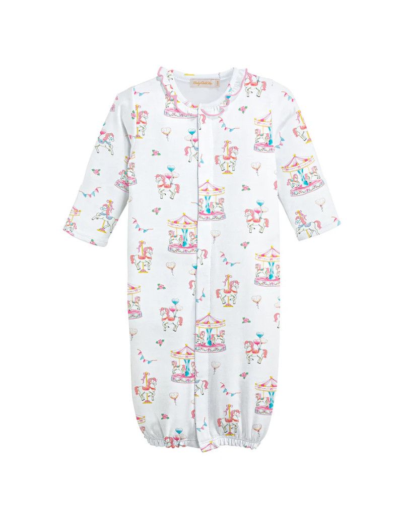 Carousel  Printed Conv Gown NB