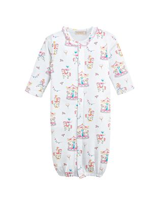 Carousel  Printed Conv Gown NB