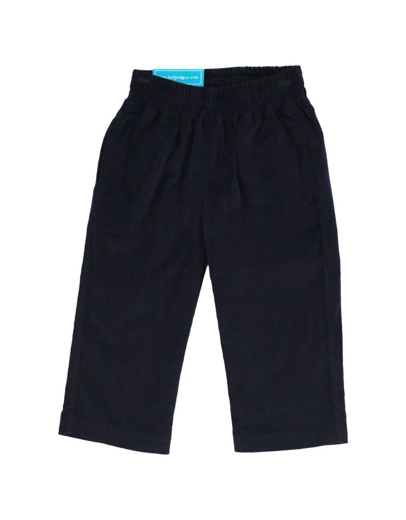 Charlie Pull On Navy Cord Pants