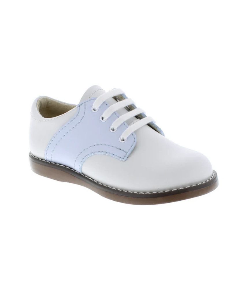Cheer White And Blue Saddle Oxford