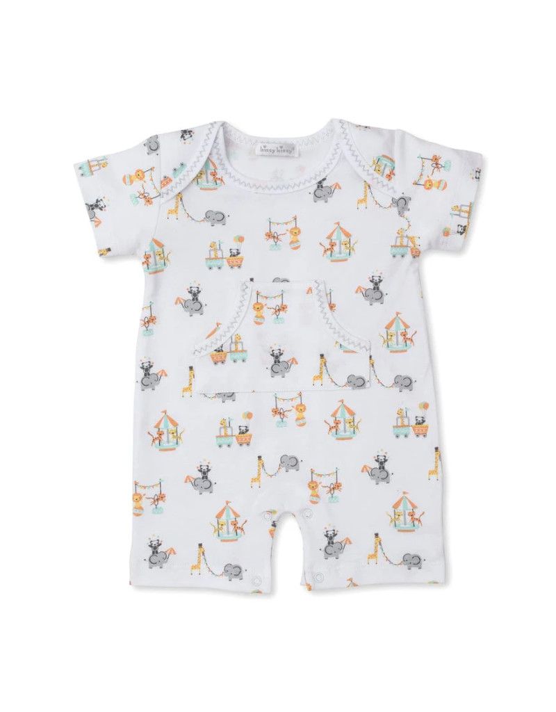 Circus Crew Short Playsuit 0/3m