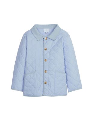  Classic Quilted Jacket - Light Blue