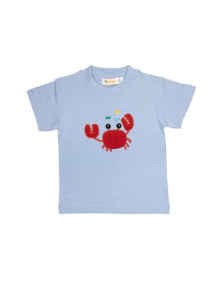 Crab on Blue T-shirt