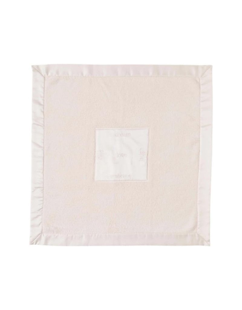 Cozychic Satin Trim Receiving Blanket, Pink