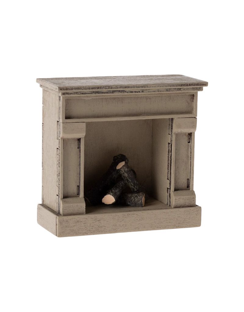 Cream Fireplace