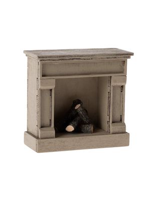 Cream Fireplace