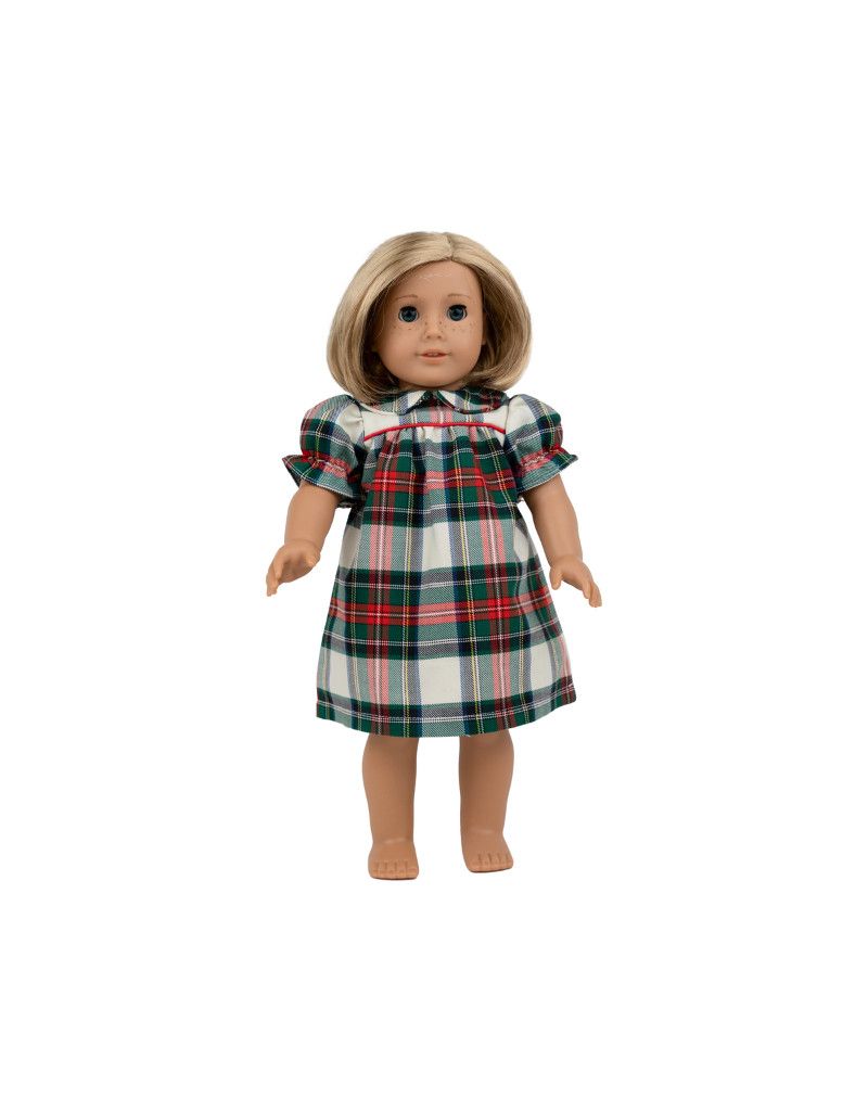 Dolly Holly Day Dress- Aiken Place Plaid