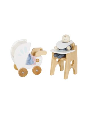 Dolls House Nursery and Baby Set