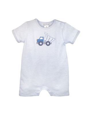 Dump Truck Knit Romper