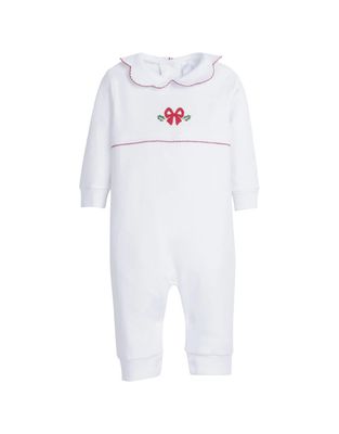 Embroidered Playsuit - Bow &amp; Holly