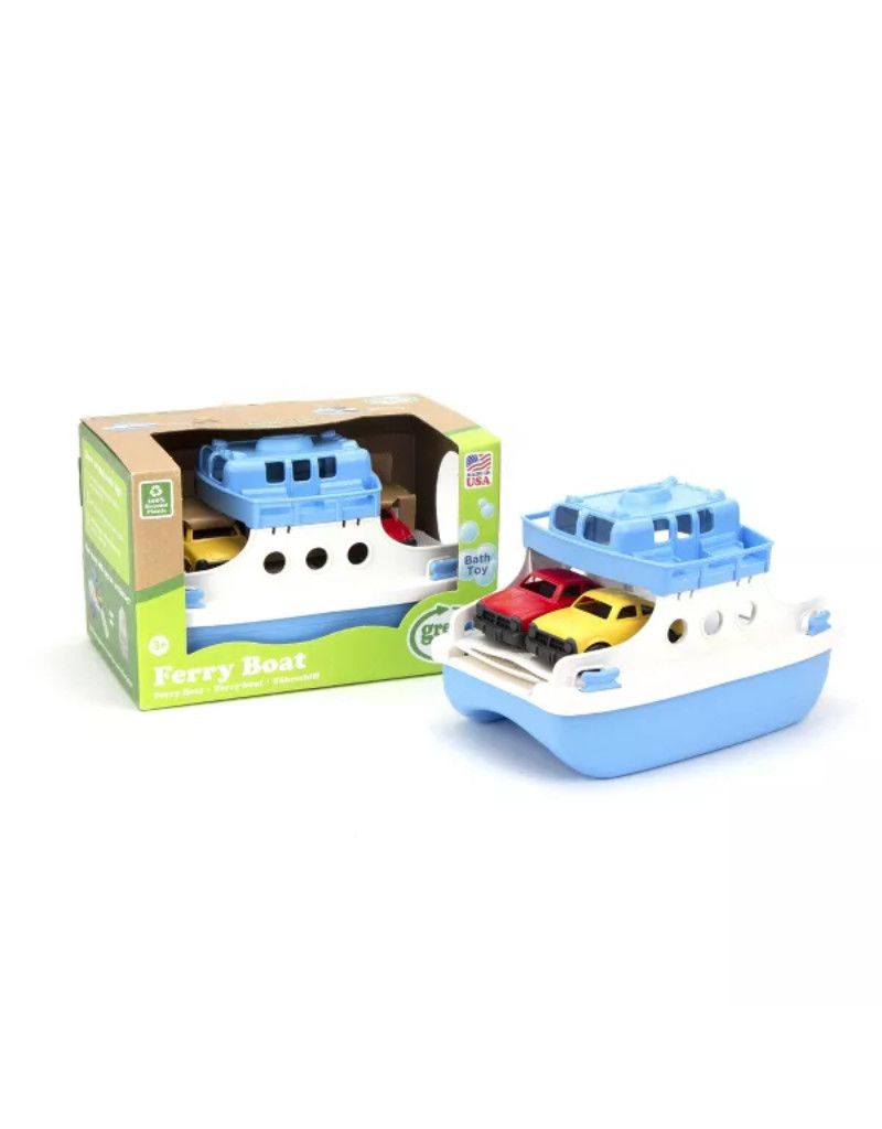 Ferry Boat, Blue and White