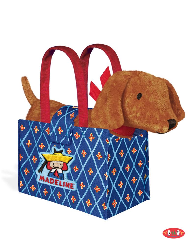 Genevieve Dog in Madeline Tote Bag
