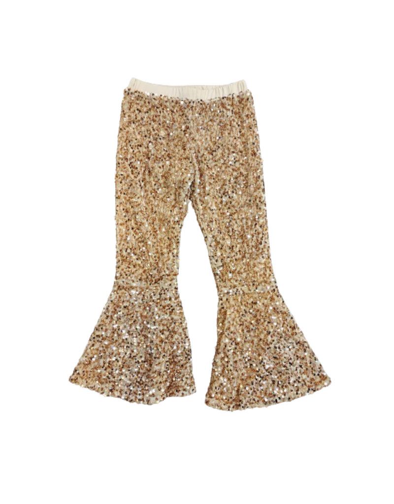 Gold Sequin Go-Go Pants